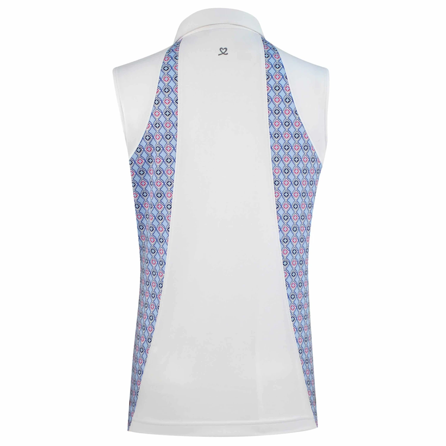 Daily Sports Sue Sleeveless Polo Shirt White - Image 2