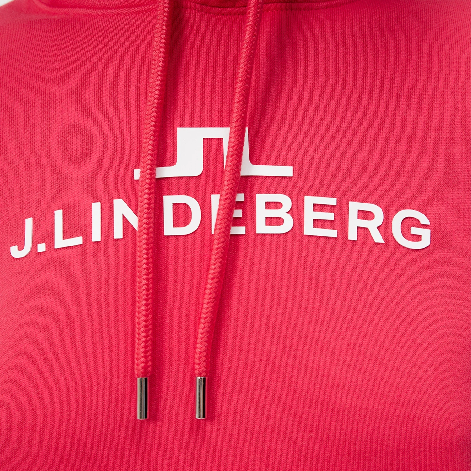 J.Lindeberg J Lindeberg W Alpha Ladies Hoodie Rose Red - Image 6