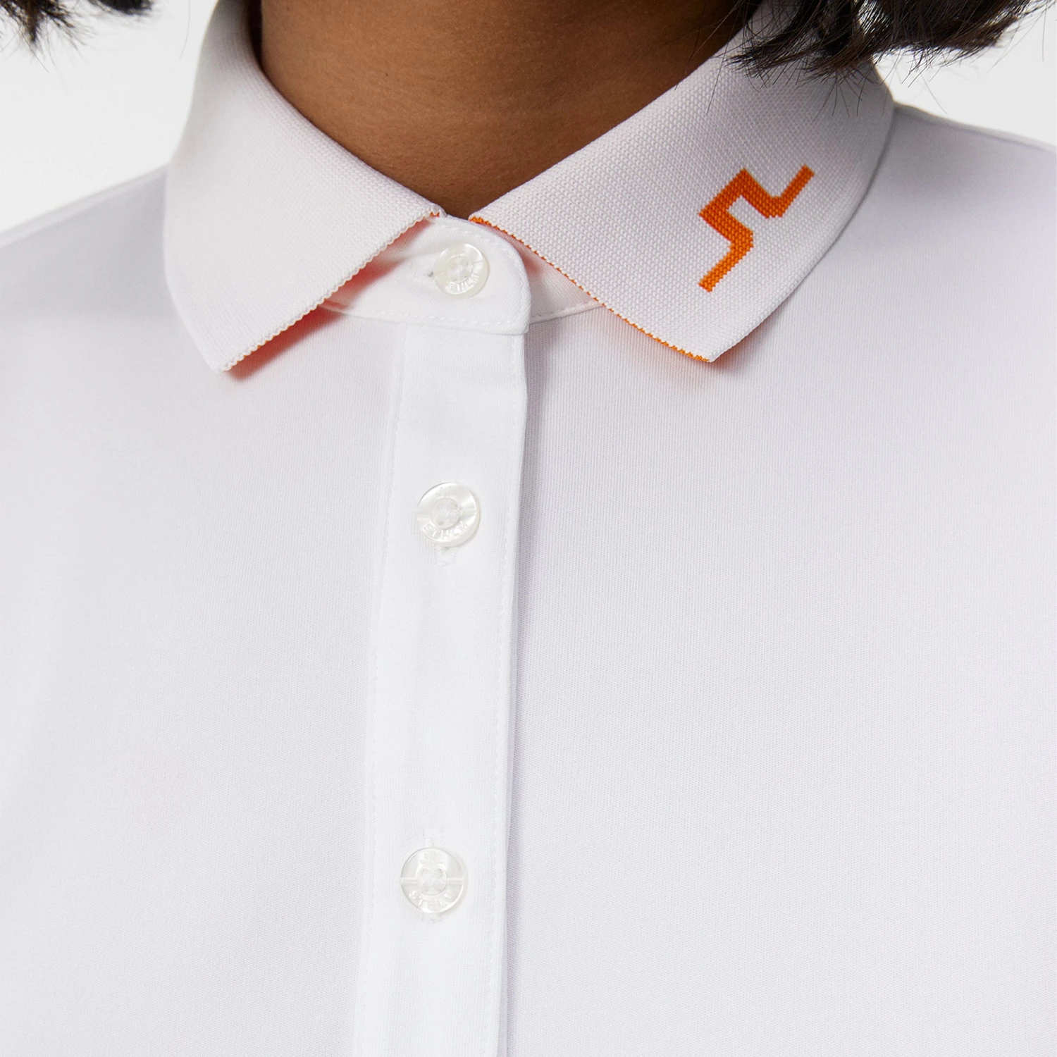 J.Lindeberg J Lindeberg Jennie Ladies Golf Polo Shirt Little Boy Blue Diamond - Image 7