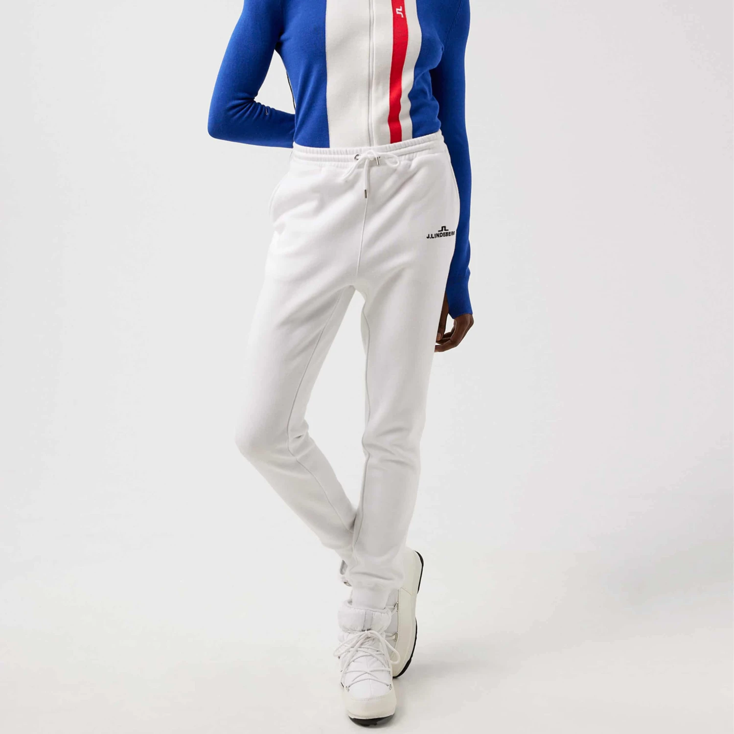 J.Lindeberg J Lindeberg Alpha Sweat Pant White - Image 3