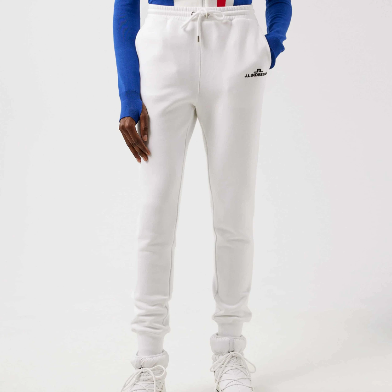J.Lindeberg J Lindeberg Alpha Sweat Pant White - Image 5