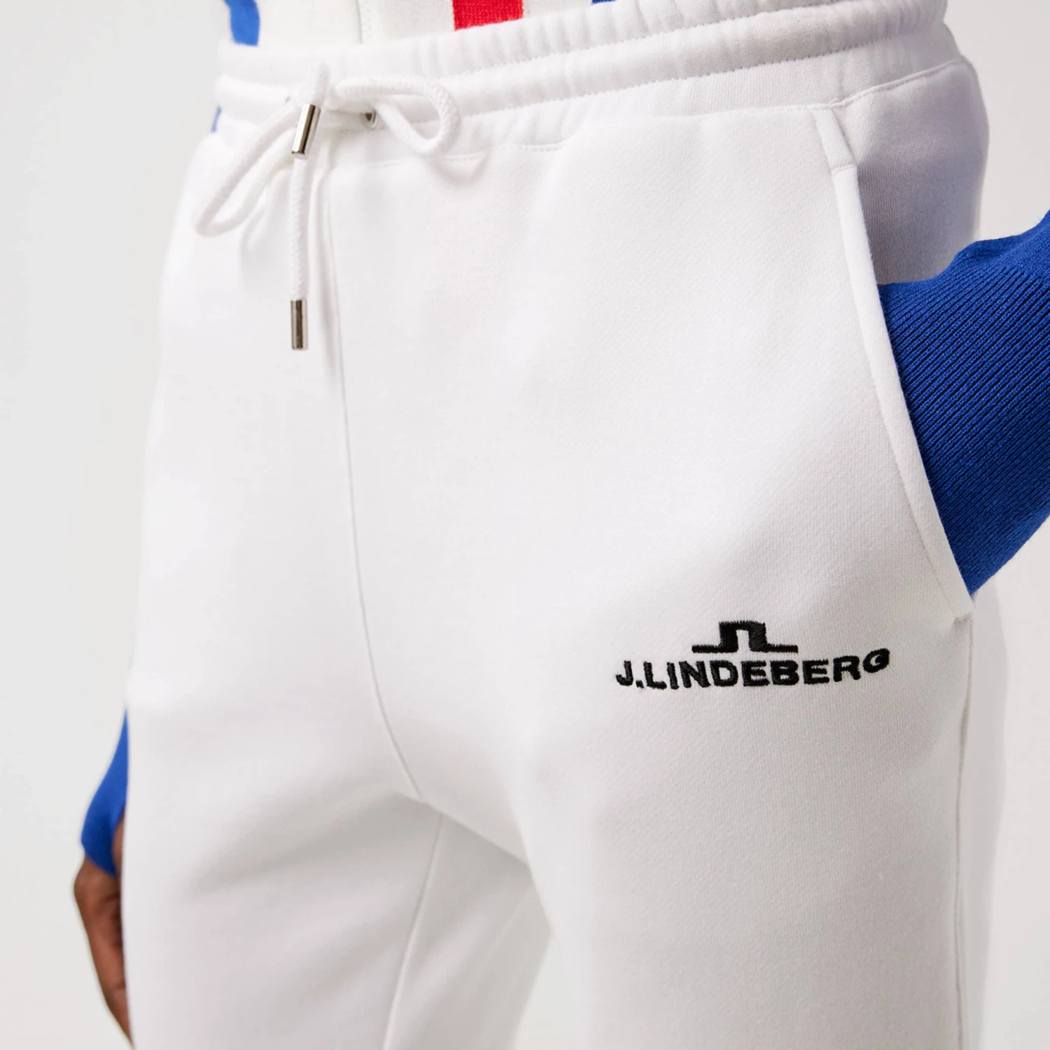 J.Lindeberg J Lindeberg Alpha Sweat Pant White - Image 2