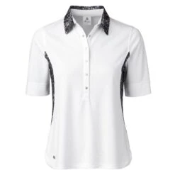 Daily Sports Dailiy Sports Luna 1/2 Sleeve Ladies Golf Polo Shirt White