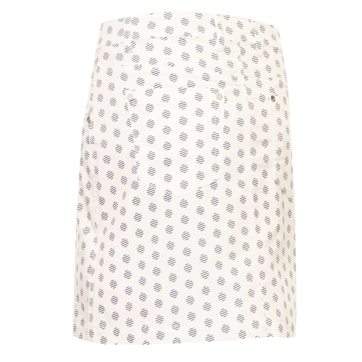 Green Lamb Miriam Mini Sport Printed Skort White/Navy 47 CM - Image 2