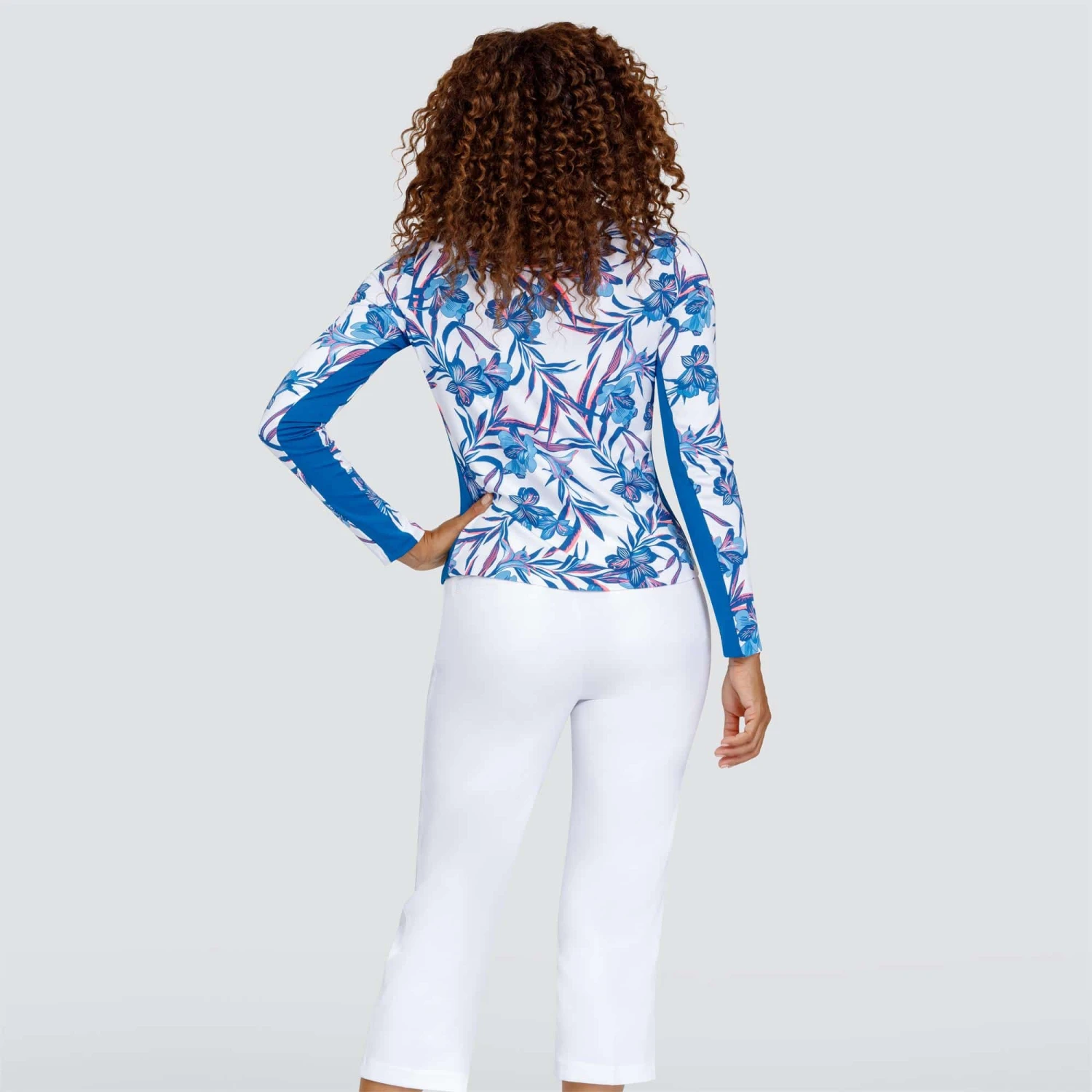 Tail Mimi Long Sleeve Ladies Golf Polo Iris Isle - Image 5