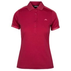 J.Lindeberg J Lindeberg Damai Ladies Golf Polo Shirt Anemone