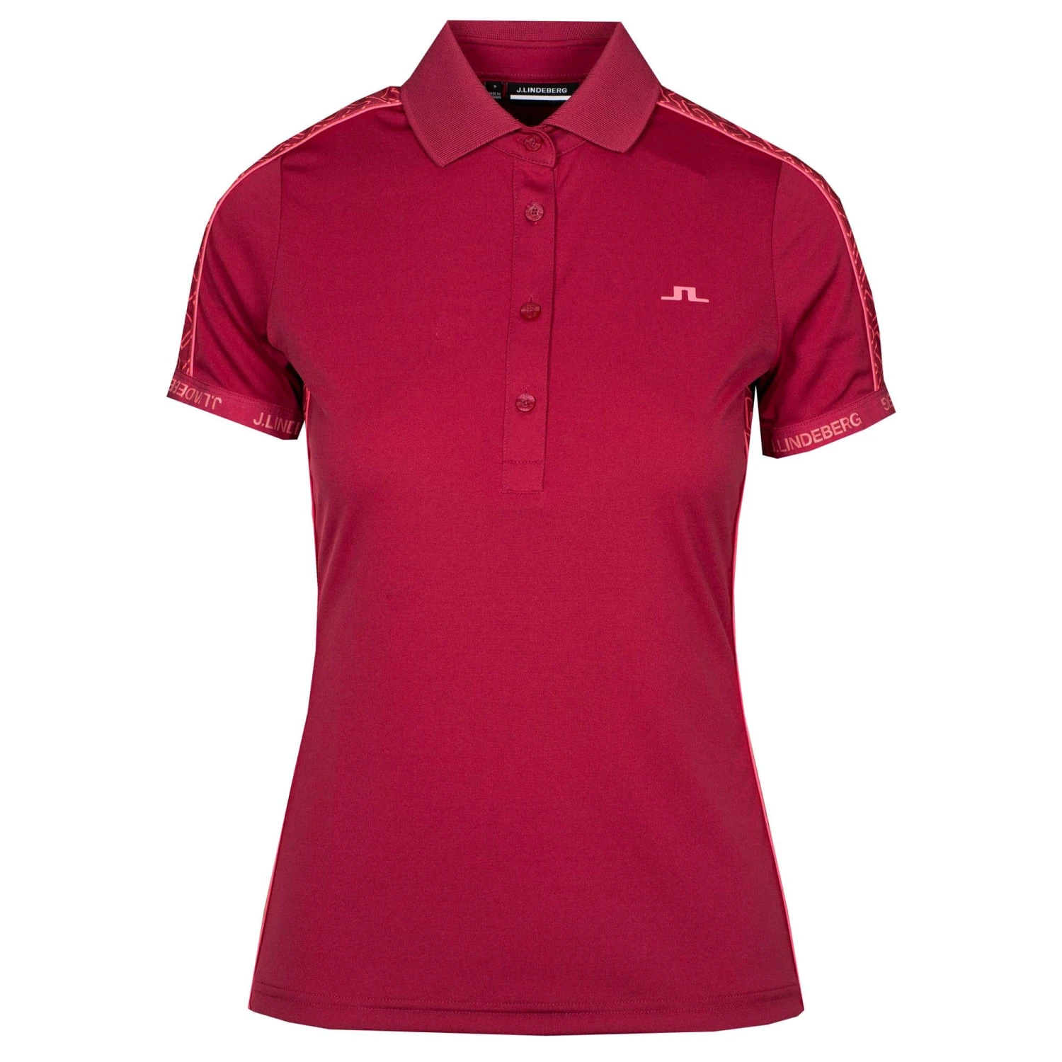 J.Lindeberg J Lindeberg Damai Ladies Golf Polo Shirt Anemone