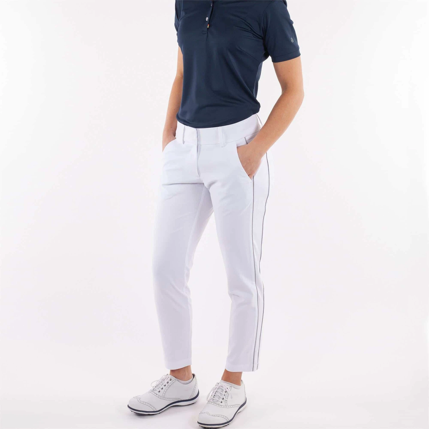 Galvin Green Nicole Ladies Golf Trousers White - Image 4
