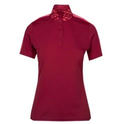 J.Lindeberg J Lindeberg Pip Ladies Golf Polo Shirt Anemone