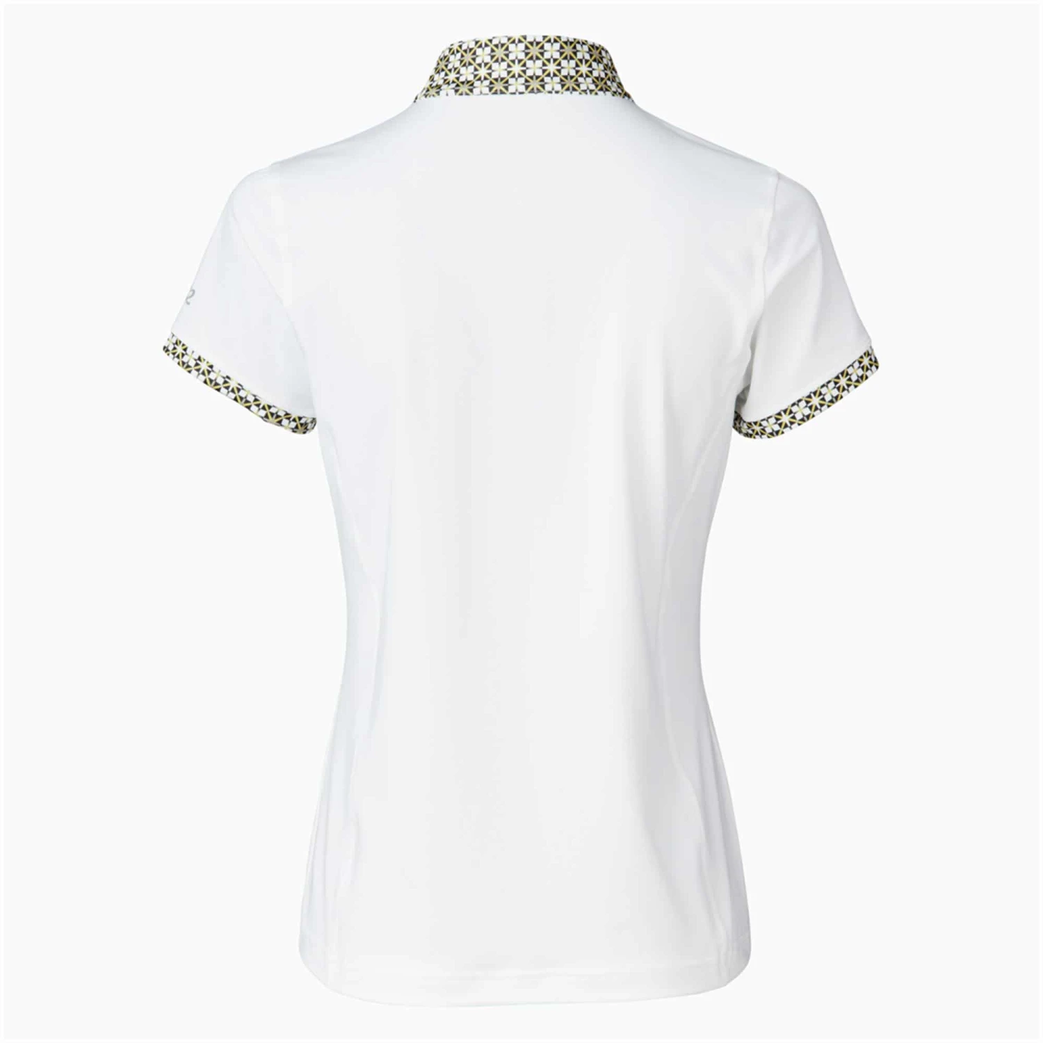 Daily Sports Olivia Cap Sleeve Polo Shirt White - Image 2