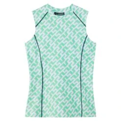 J.Lindeberg J Lindeberg Mona Sleeveless Ladies Golf Top Spring Bud 3D Bridge
