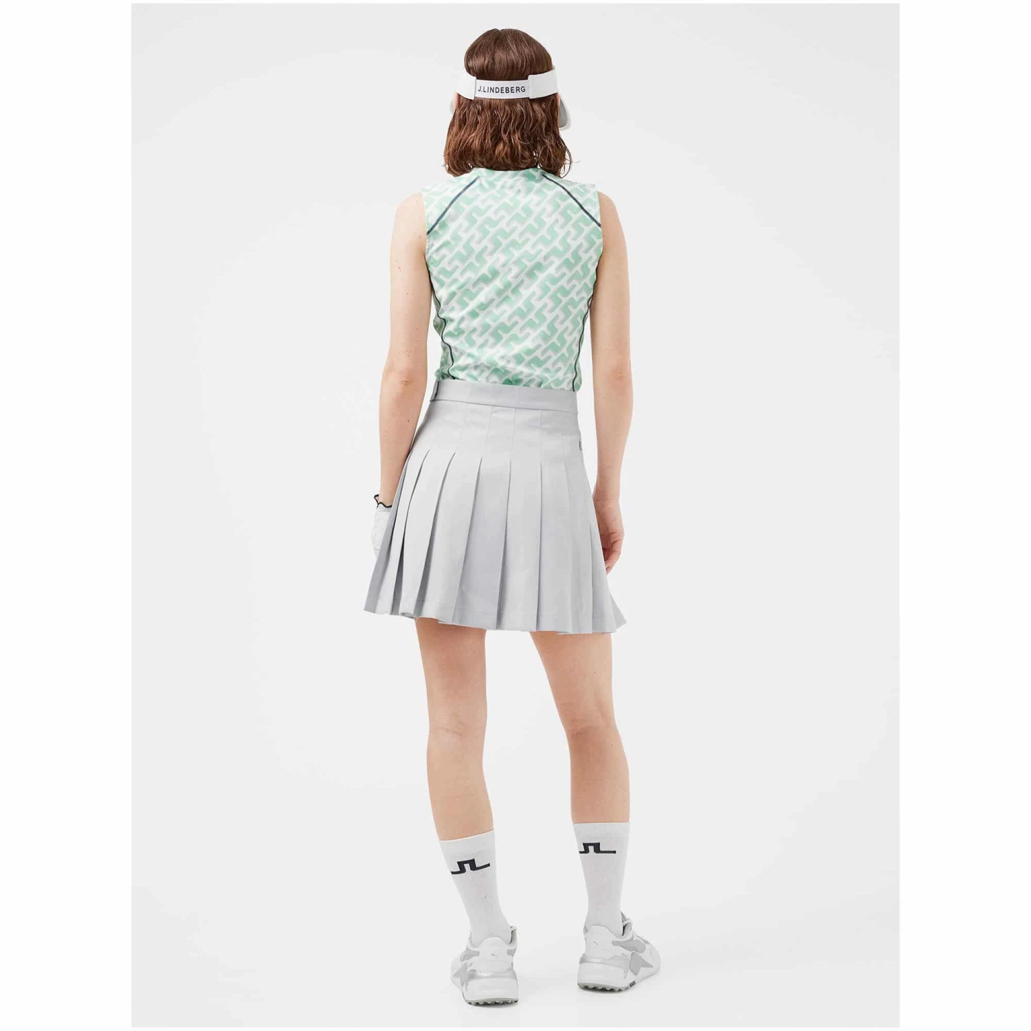 J.Lindeberg J Lindeberg Mona Sleeveless Ladies Golf Top Spring Bud 3D Bridge - Image 3