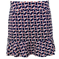 Tail Isla Ladies Golf Skort Geo Maze