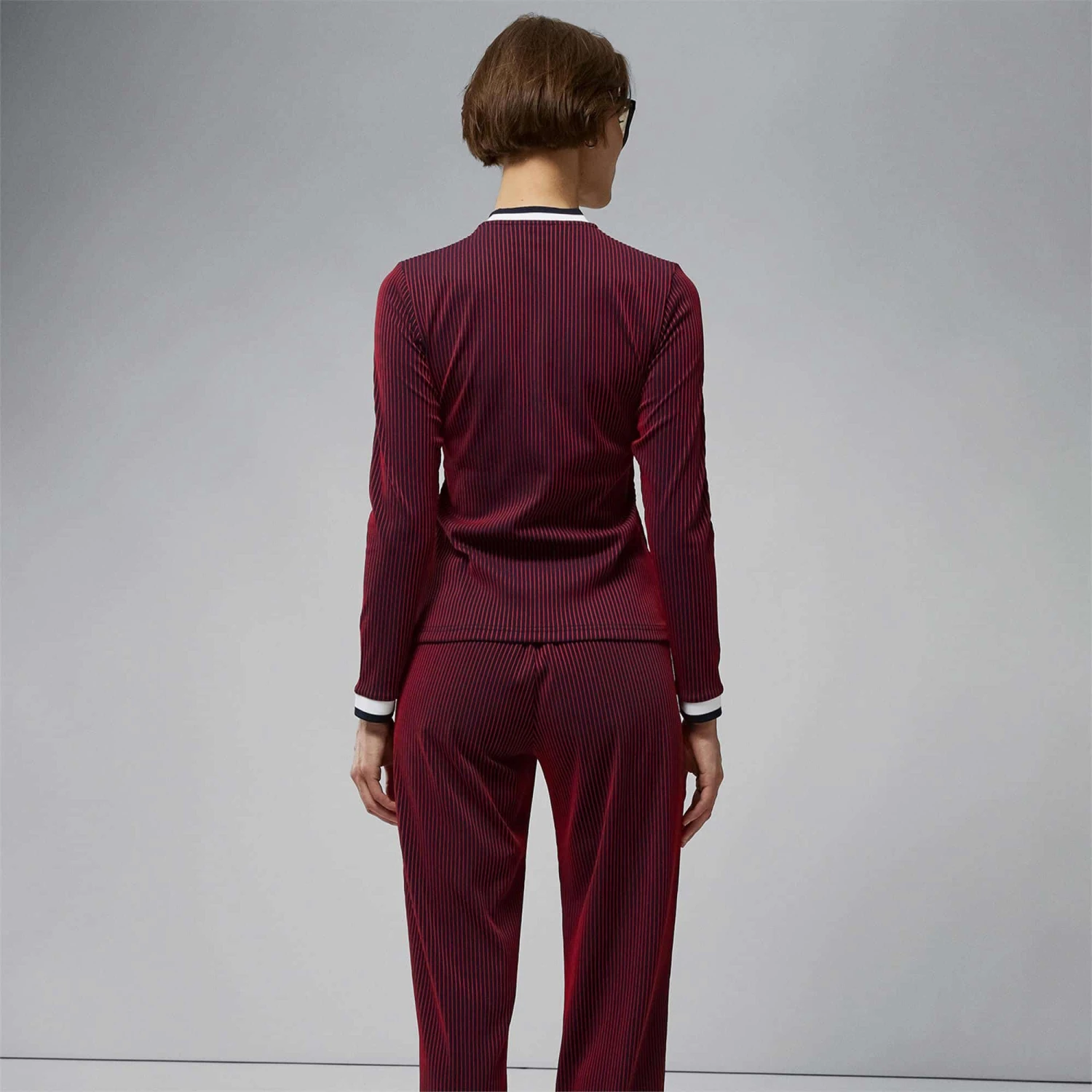 J.Lindeberg J Lindeberg Leonor Ladies Mid Layer Barbados Cherry - Image 6