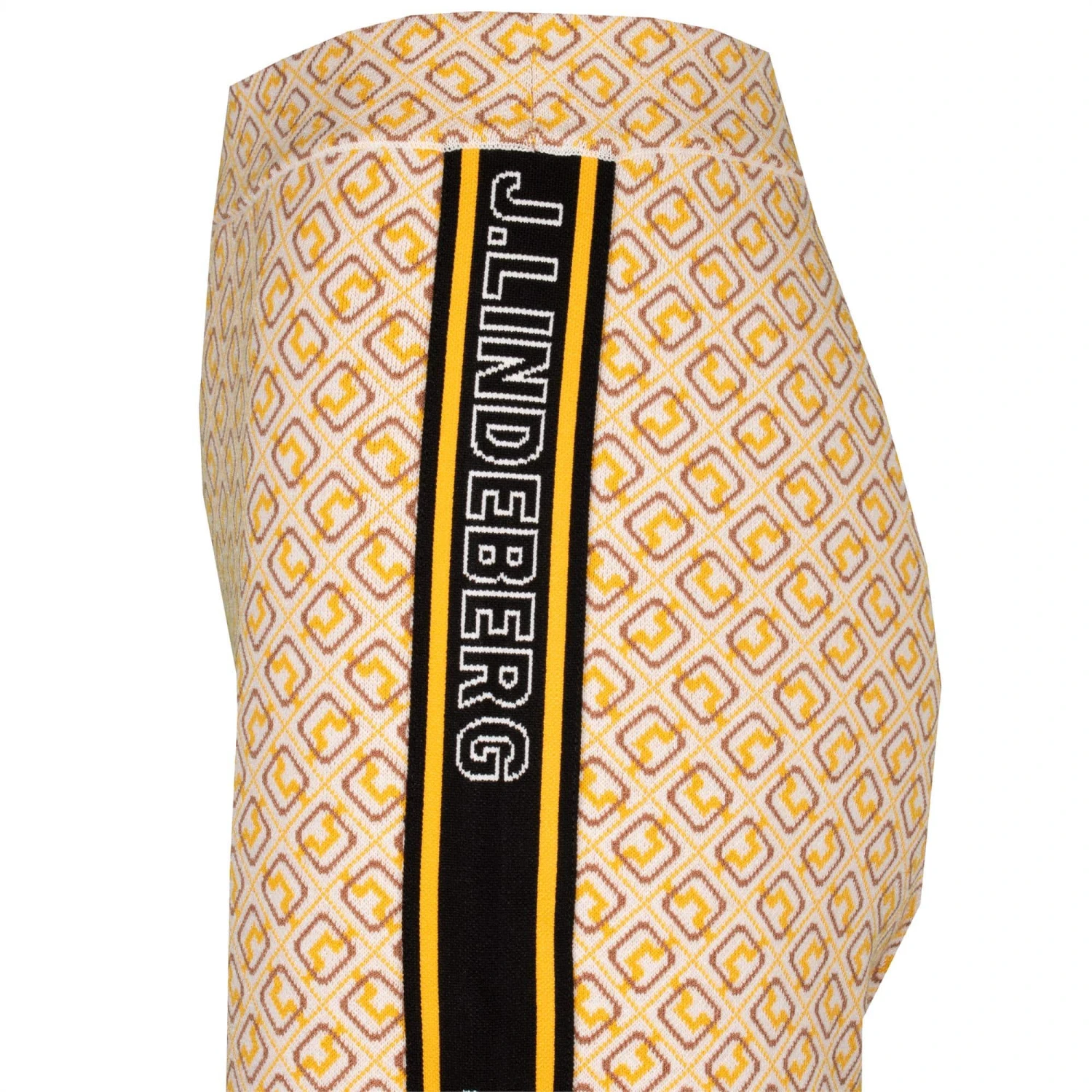 J.Lindeberg J Lindeberg Wanda Ladies Knitted Pant White JL Monogram - Image 5