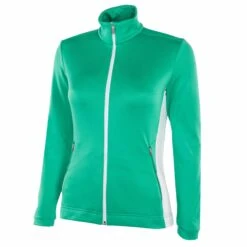 Galvin Green Daisy Insula Mid Layer Holly Green/White