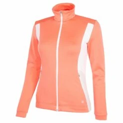 Galvin Green Donella Insula Ladies Golf Mid Layer Coral/White/Cool Grey