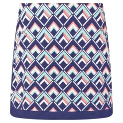 Tail Santi Pull On Ladies Golf Skort Gem Geo