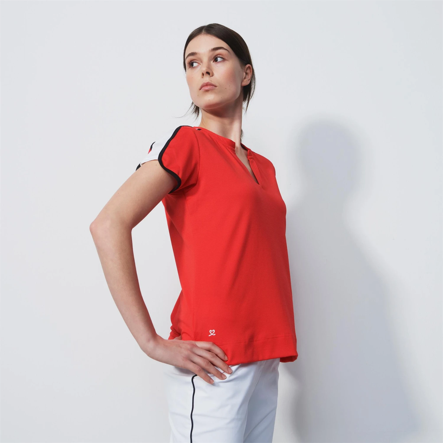 Daily Sports Clichy Ladies Golf Polo Shirt Mandarine - Image 4