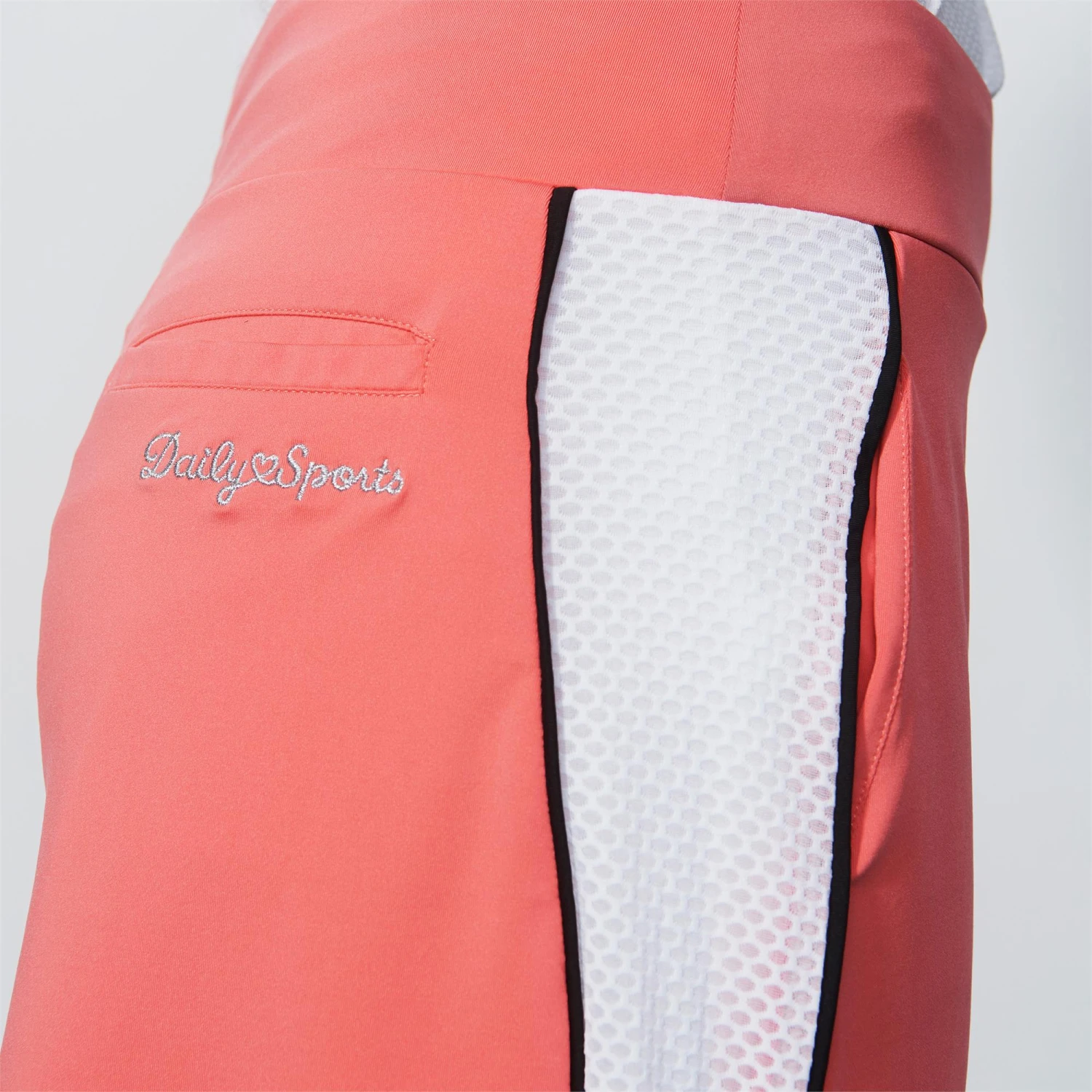 Daily Sports Lucca Ladies Golf Skort Coral 45cm - Image 4