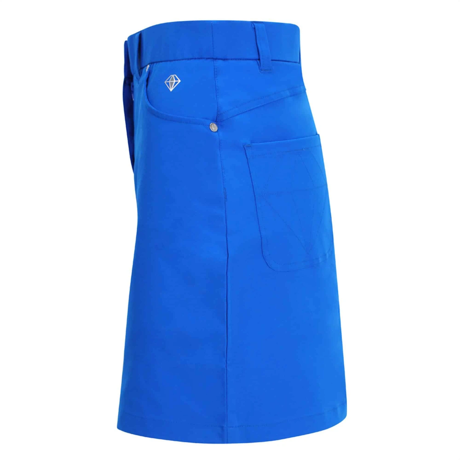 Pure Golf Calm Ladies Golf Skort Royal Blue 50CM - Image 3