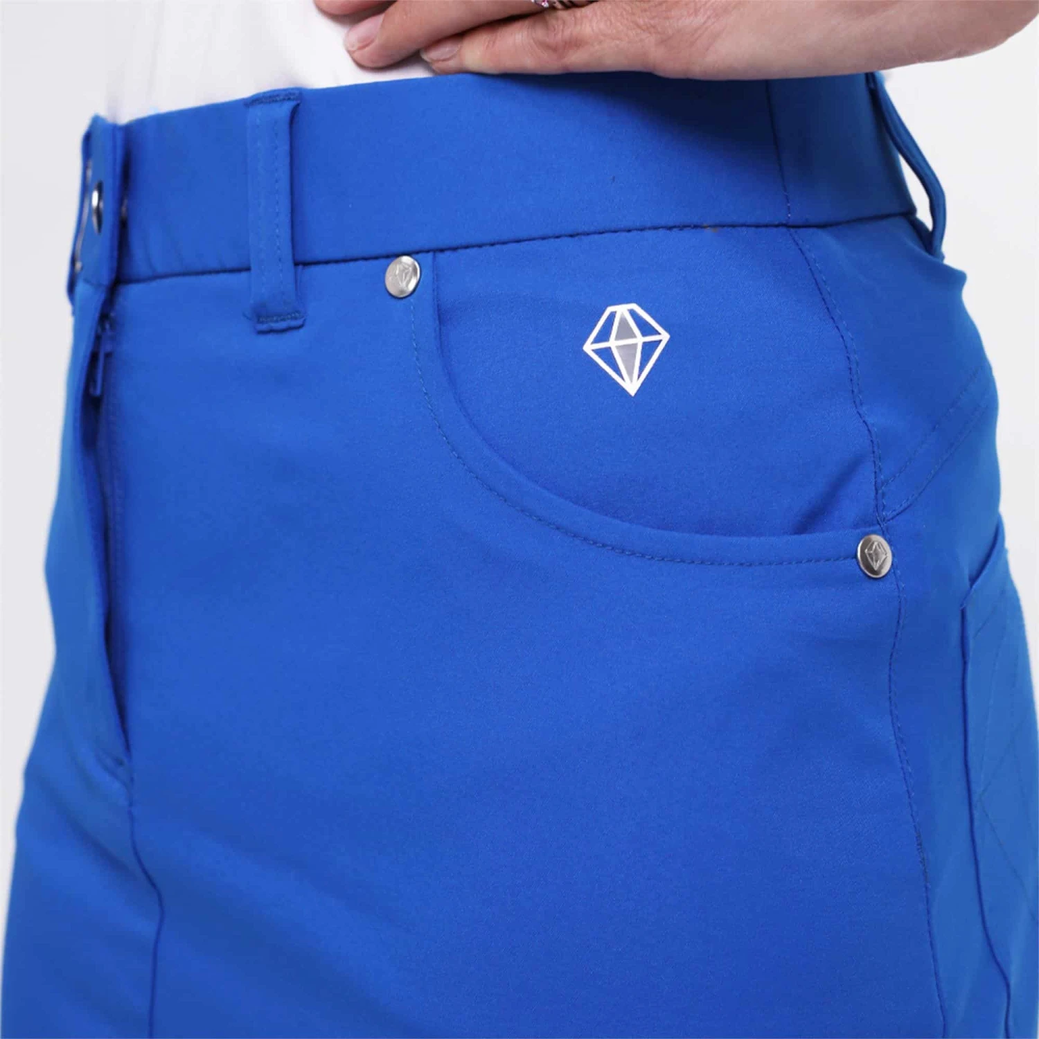 Pure Golf Calm Ladies Golf Skort Royal Blue 50CM - Image 7