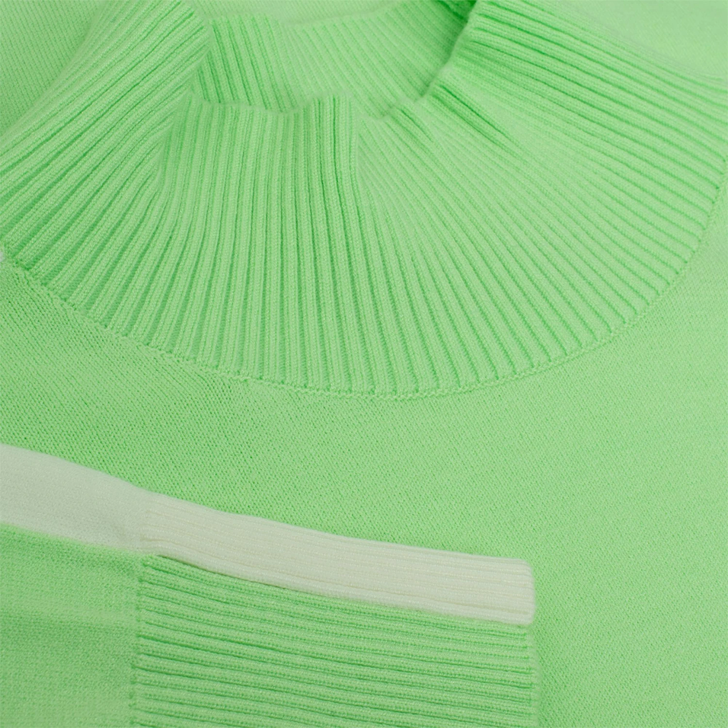 J.Lindeberg J Lindeberg Adia Knitted Ladies Golf Sweater Patina Green - Image 4