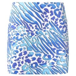 Tail Cass Pull On Ladies Golf Skort Electric Jungle 43CM