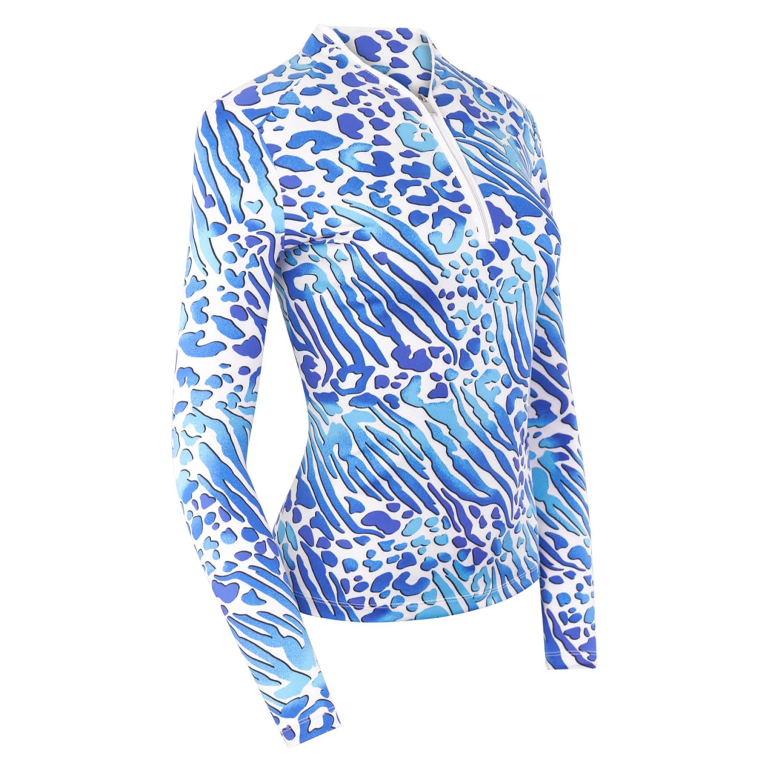 Tail Analexa Ladies Light Golf Mid Layer Electric Jungle - Image 3