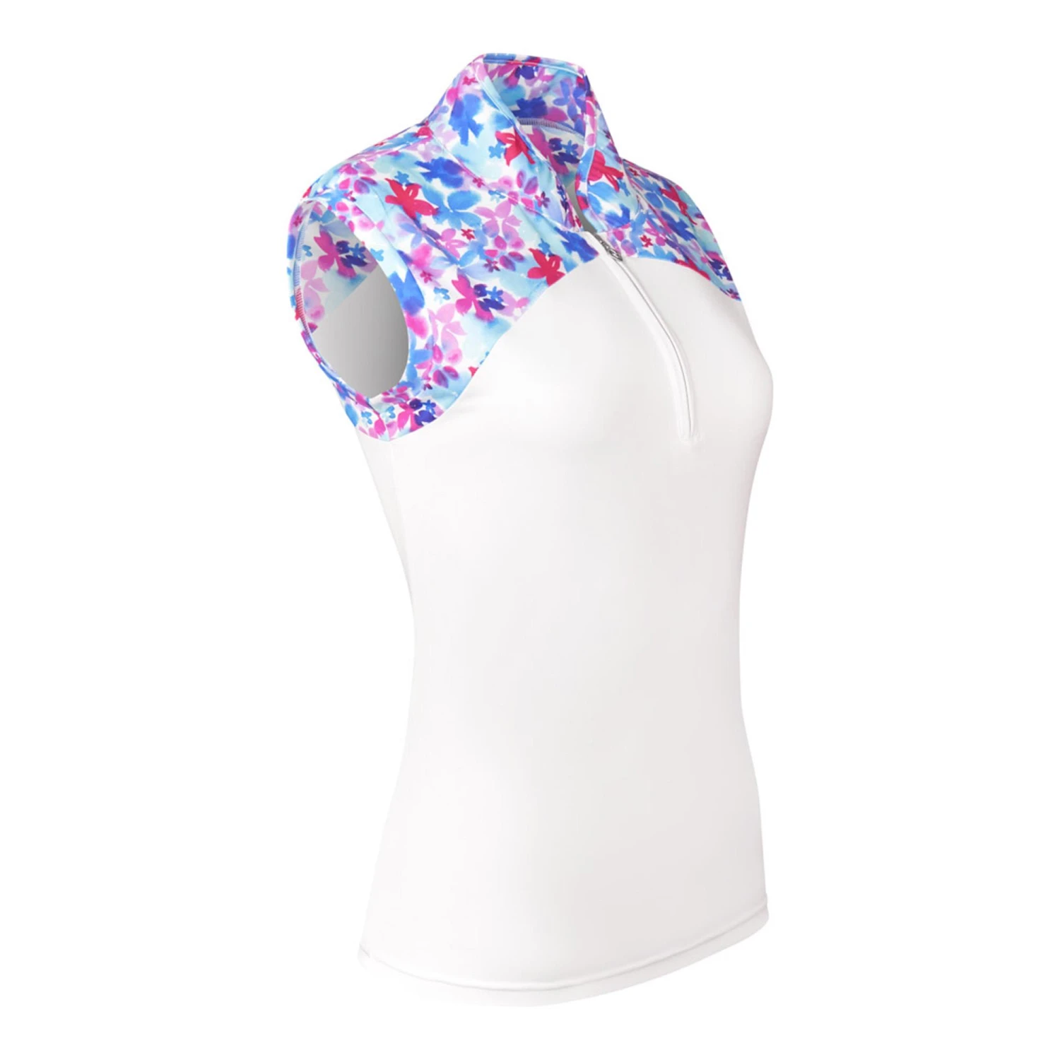 Pure Golf Spirit Ladies Sleeveless Golf Polo Watercolour Daydream - Image 2