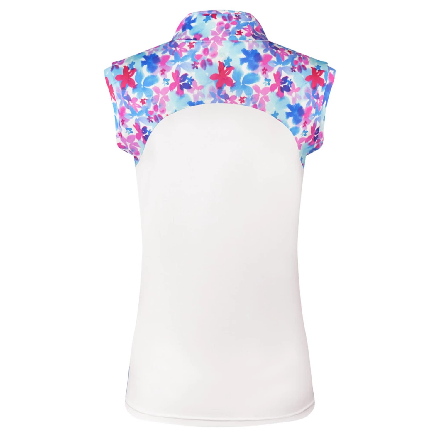 Pure Golf Spirit Ladies Sleeveless Golf Polo Watercolour Daydream - Image 3