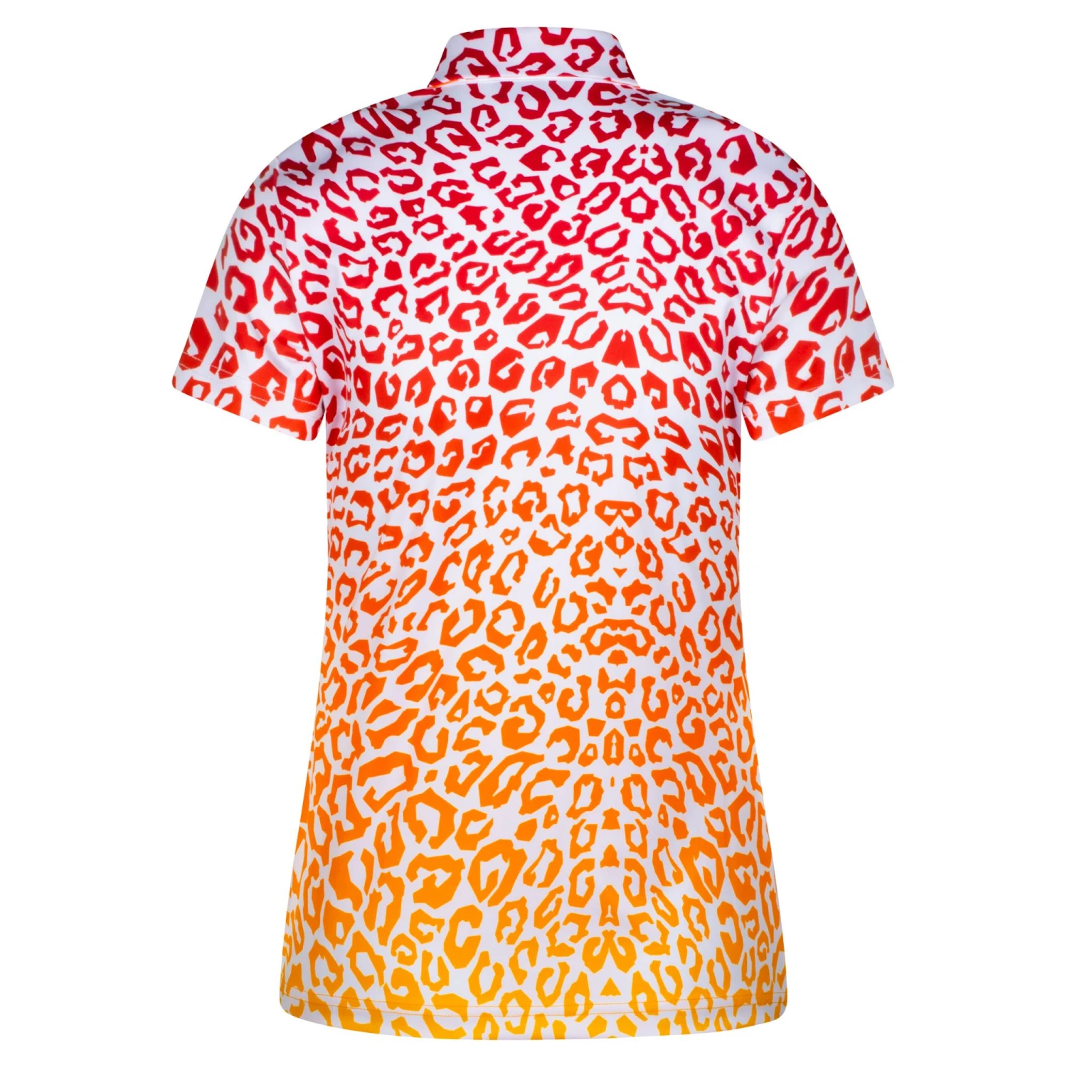 J.Lindeberg J Lindeberg Cara Ladies Golf Polo Shirt Leo Reflect Sunset - Image 2