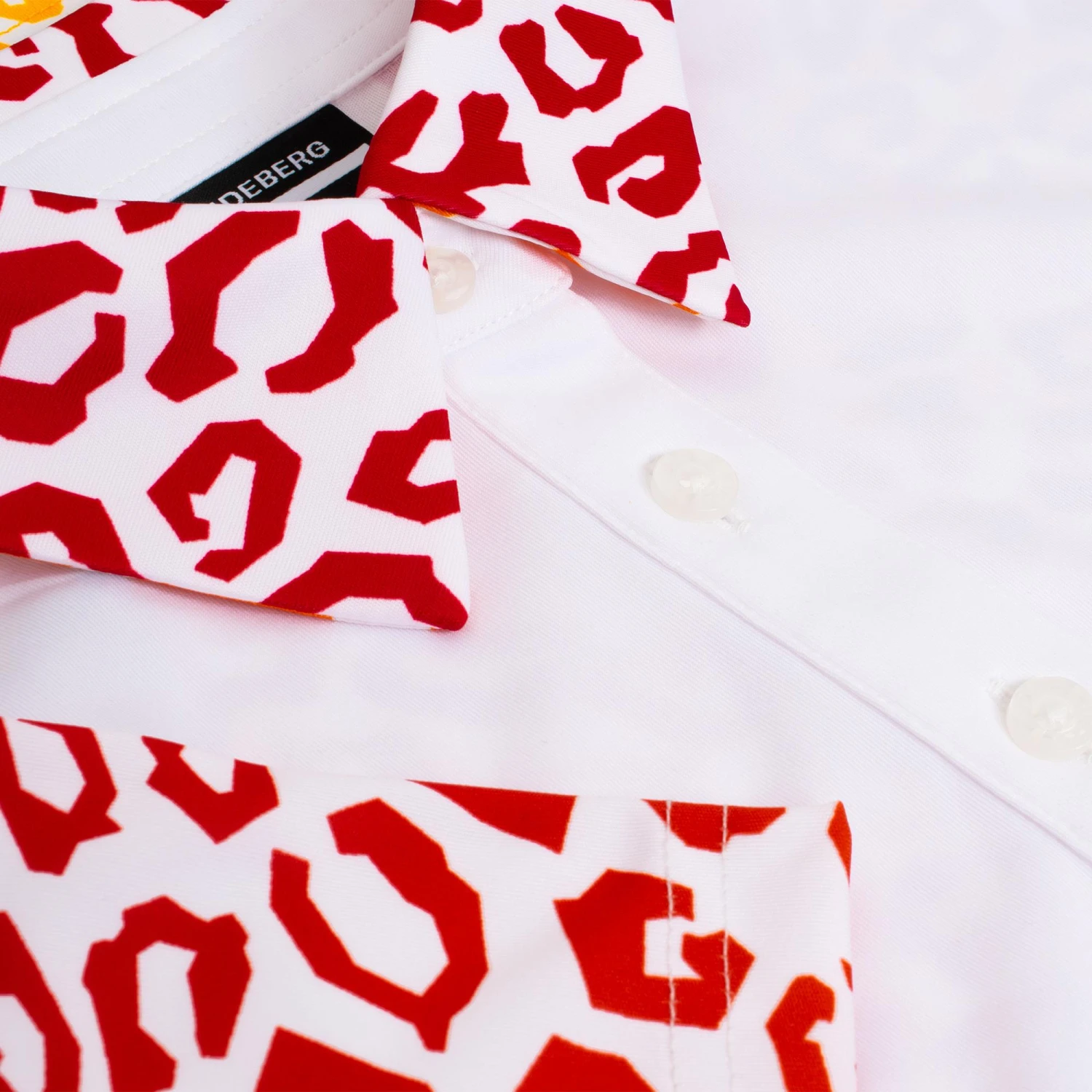 J.Lindeberg J Lindeberg Cara Ladies Golf Polo Shirt Leo Reflect Sunset - Image 3