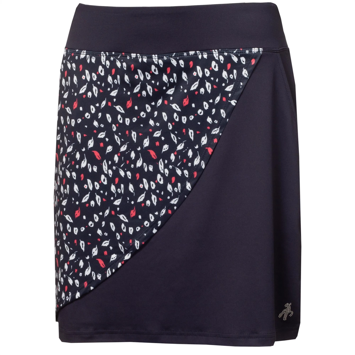 Green Lamb Melissa Printed Ladies Golf Skort Leaf Print
