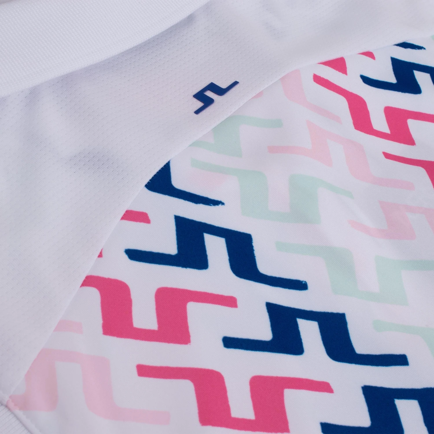 J.Lindeberg J Lindeberg Annie Ladies Sleeveless Golf Polo Shirt Pink Painted Bridge - Image 5