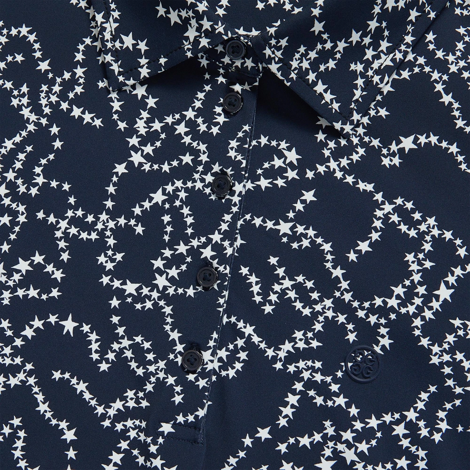 G/FORE Stardust Cooling Ladies Sleeveless Golf Polo Twilight - Image 6