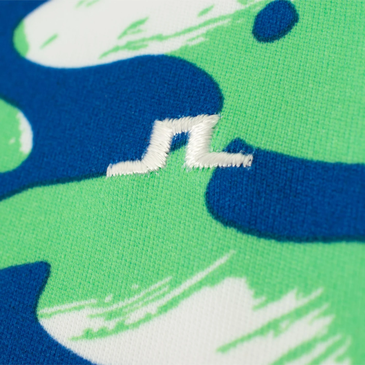 J.Lindeberg J Lindeberg Dena Print Ladies Sleeveless Golf Polo Shirt Caldera Jade Cream - Image 4