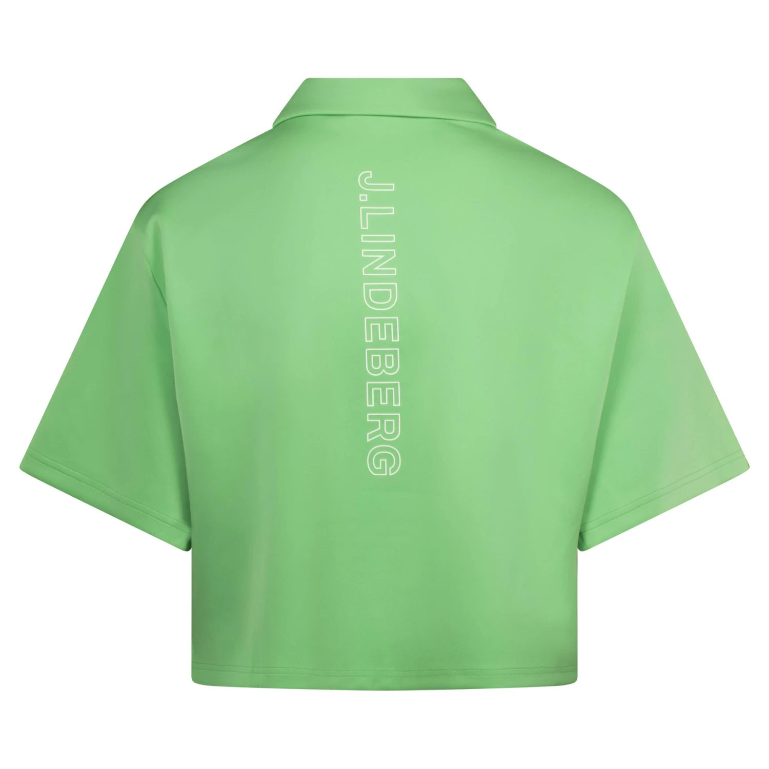 J.Lindeberg J Lindeberg Iris Cropped Top Jade Cream - Image 2