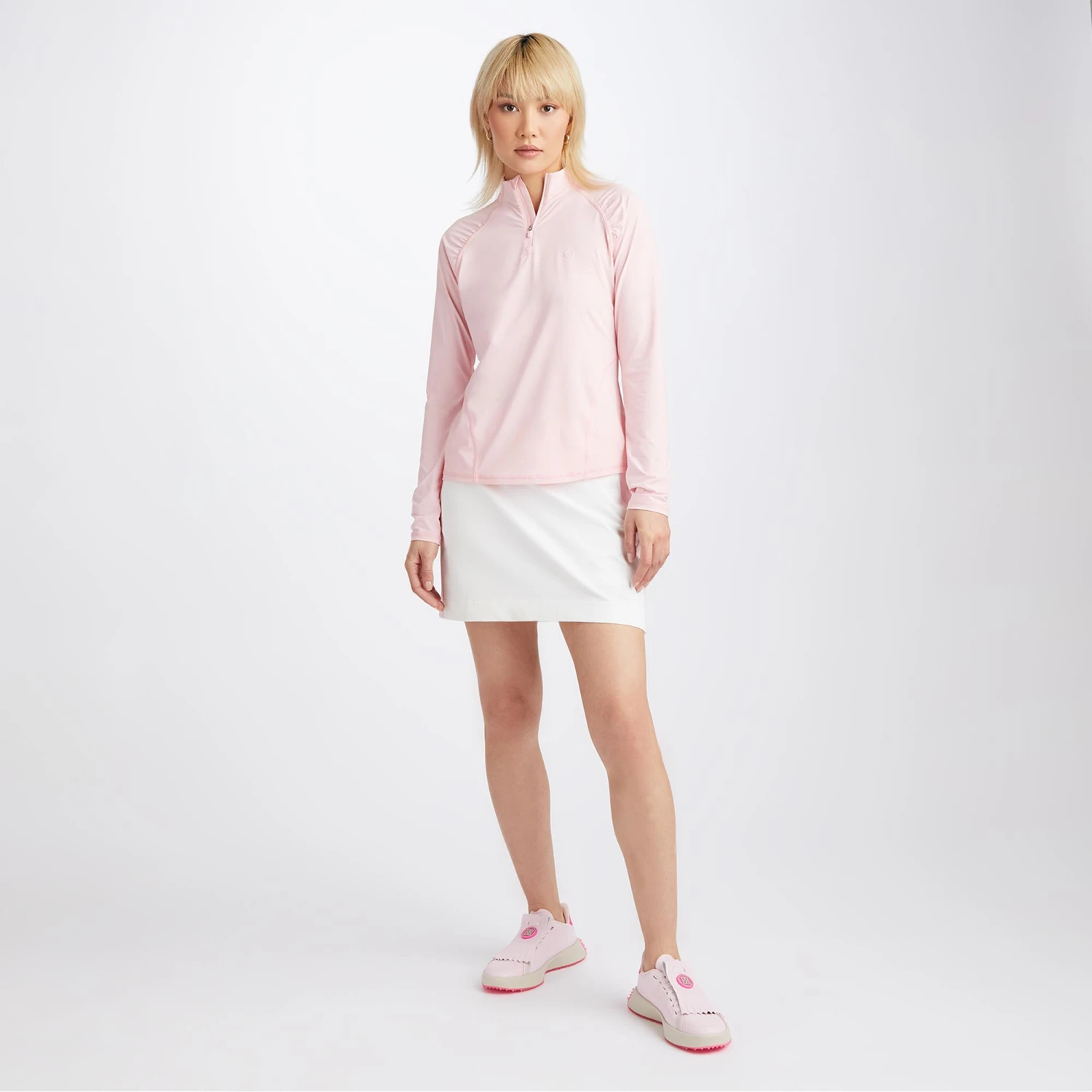 G/FORE Tux 4-Way Stretch Twill Ladies Golf Skort Sno - Image 4