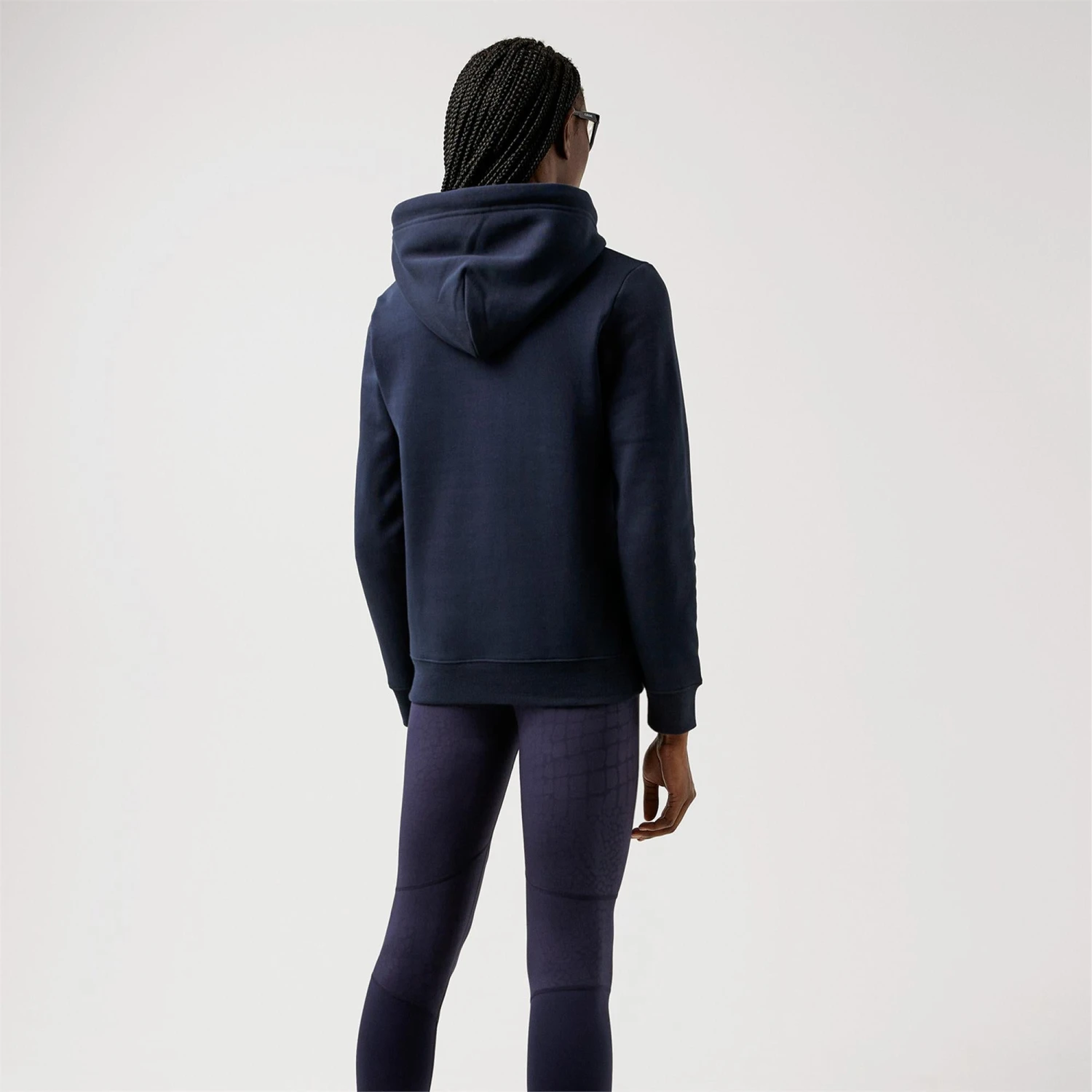 J.Lindeberg J Lindeberg Alpha Ladies Hooded Sweatshirt Navy - Image 3