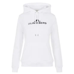 J.Lindeberg J Lindeberg Alpha Ladies Hooded Sweatshirt White