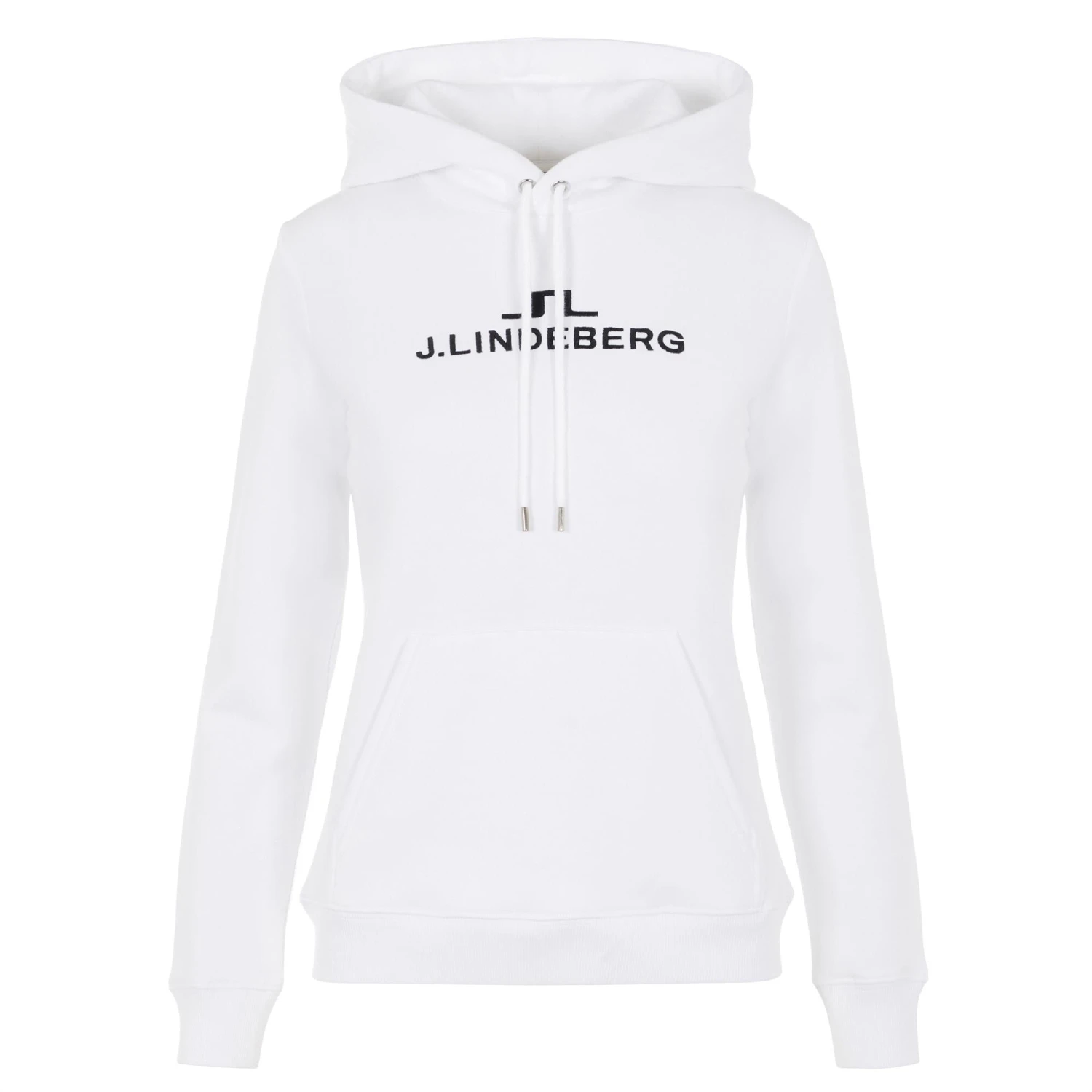 J.Lindeberg J Lindeberg Alpha Ladies Hooded Sweatshirt White - Image 5