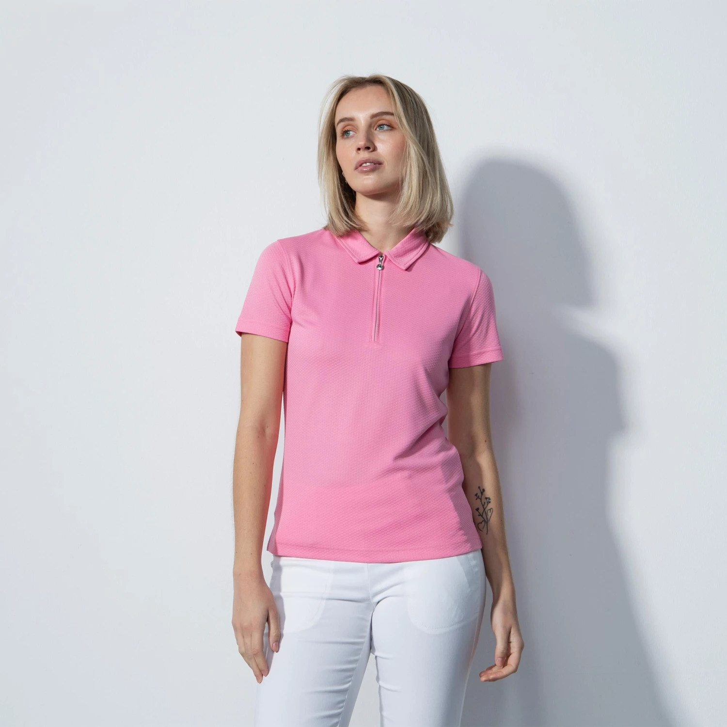 Daily Sports Peoria Ladies Polo Shirt Pink Sky - Image 18