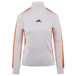 J.Lindeberg J Lindeberg Adia Knitted Ladies Golf Sweater White