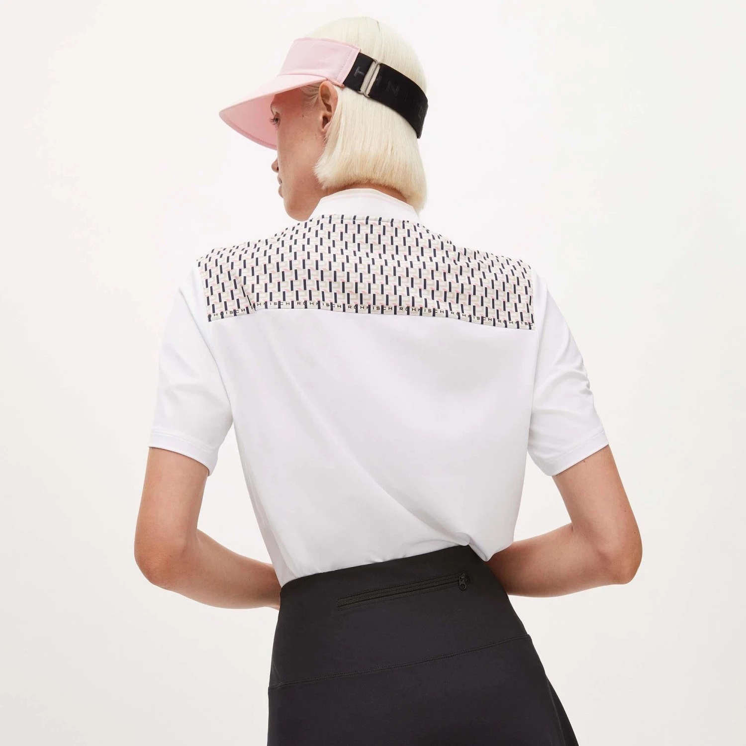 Rohnisch Arya Ladies Golf Polo Shirt Logo Beige - Image 9