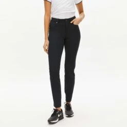 Rohnisch Chie Comfort Stretch Ladies Golf Pants 32 Inch Leg Black