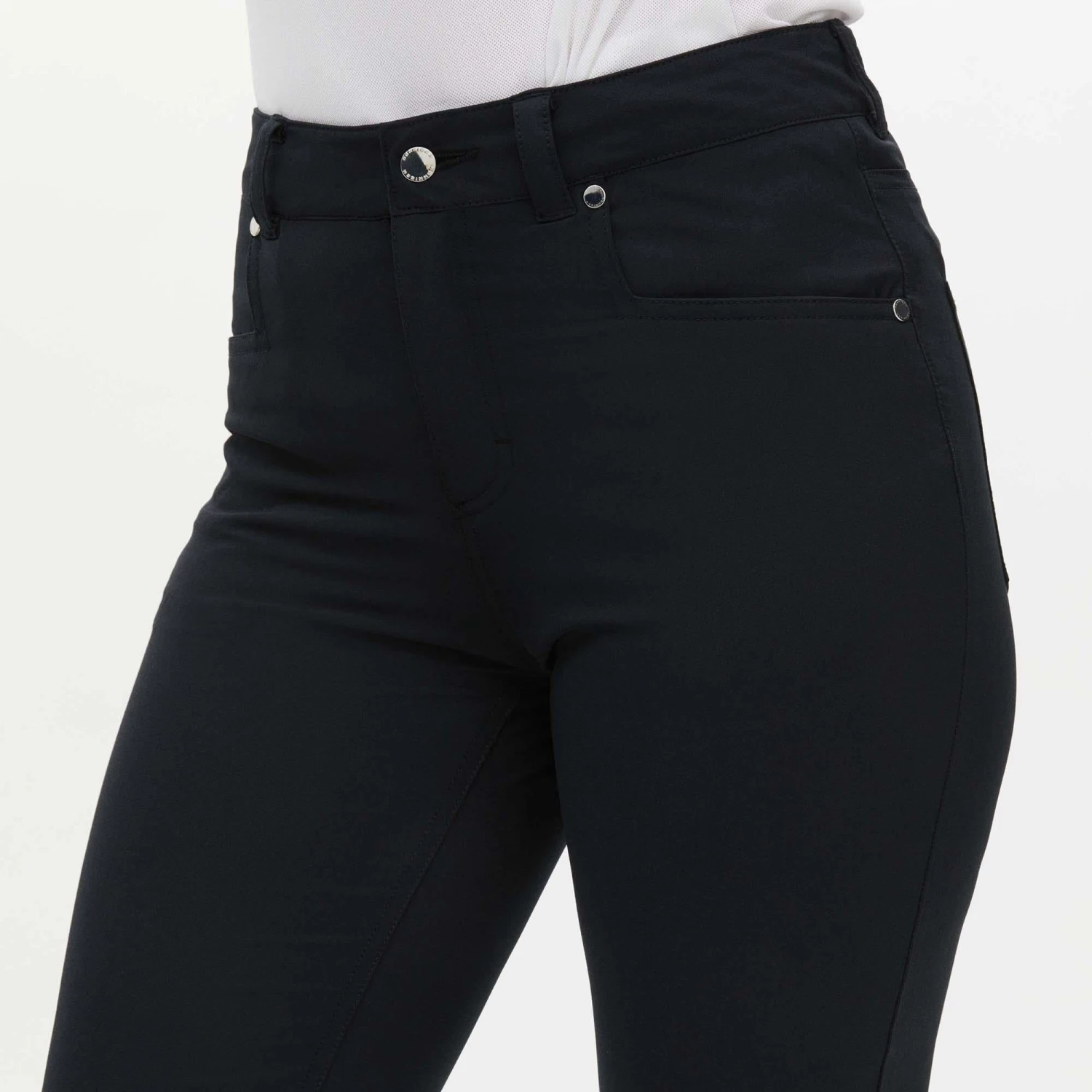 Rohnisch Chie Comfort Stretch Ladies Golf Pants 32 Inch Leg Black - Image 13