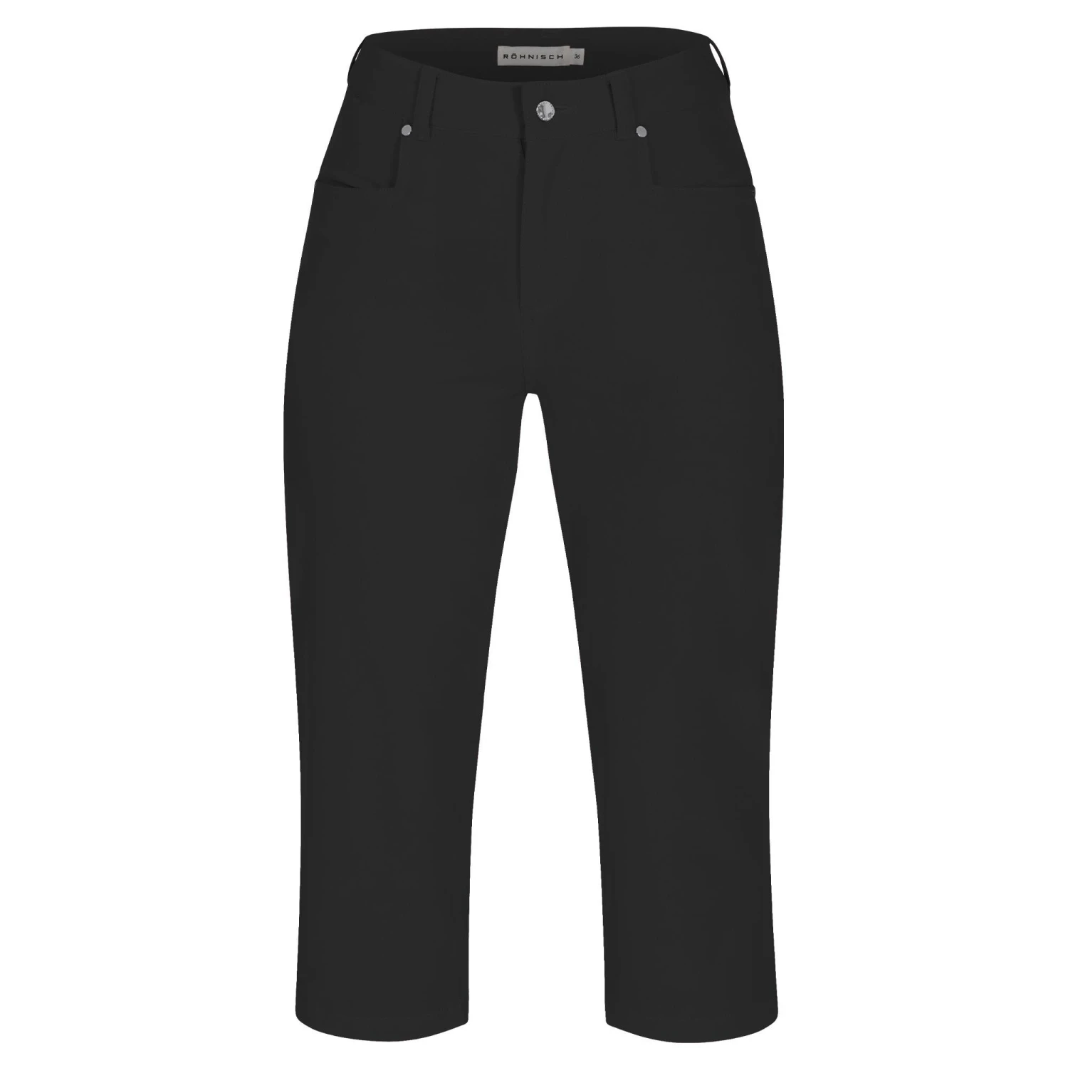 Rohnisch Chie Comfort Stretch Ladies Golf Capri Black - Image 9