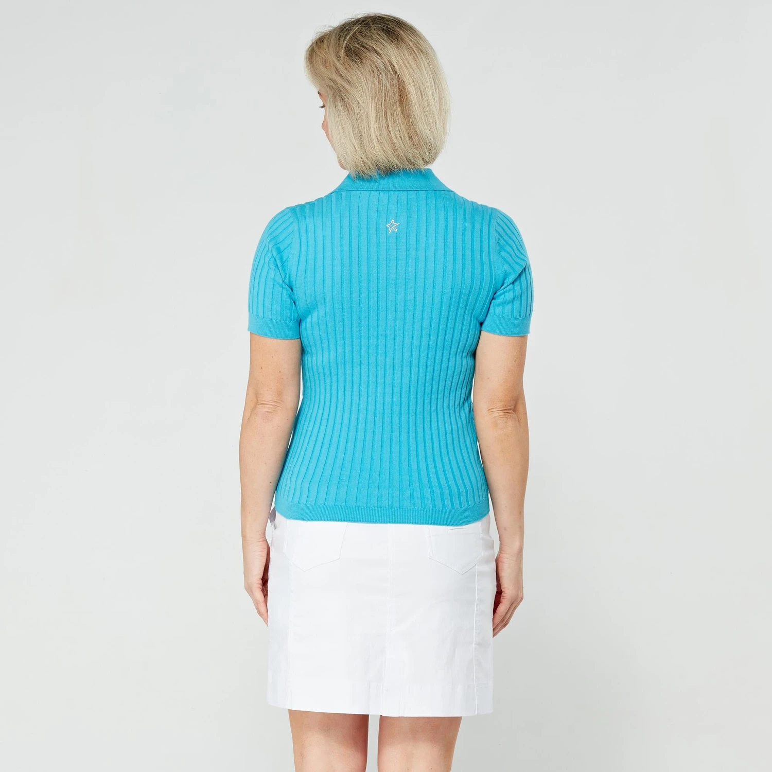 Swing Out Sister Abigail Ladies Golf Polo Shirt Dazzling Blue - Image 16