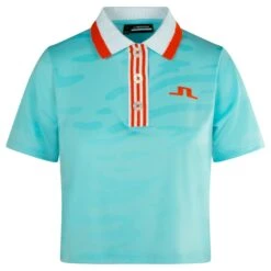 J.Lindeberg J Lindeberg Lerato Ladies Golf Polo Shirt Neptune Atomizer